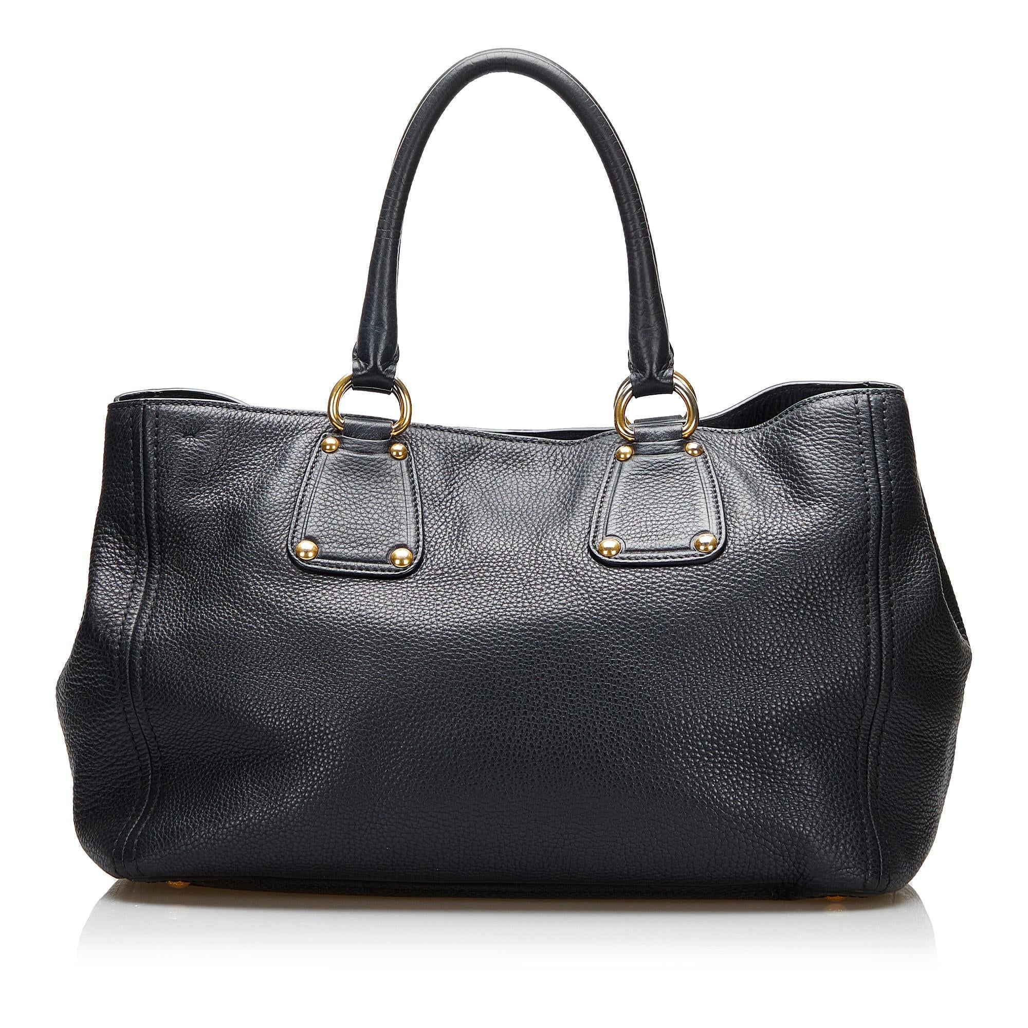 Prada Vitello Daino Tote (SHG-nYFZou)