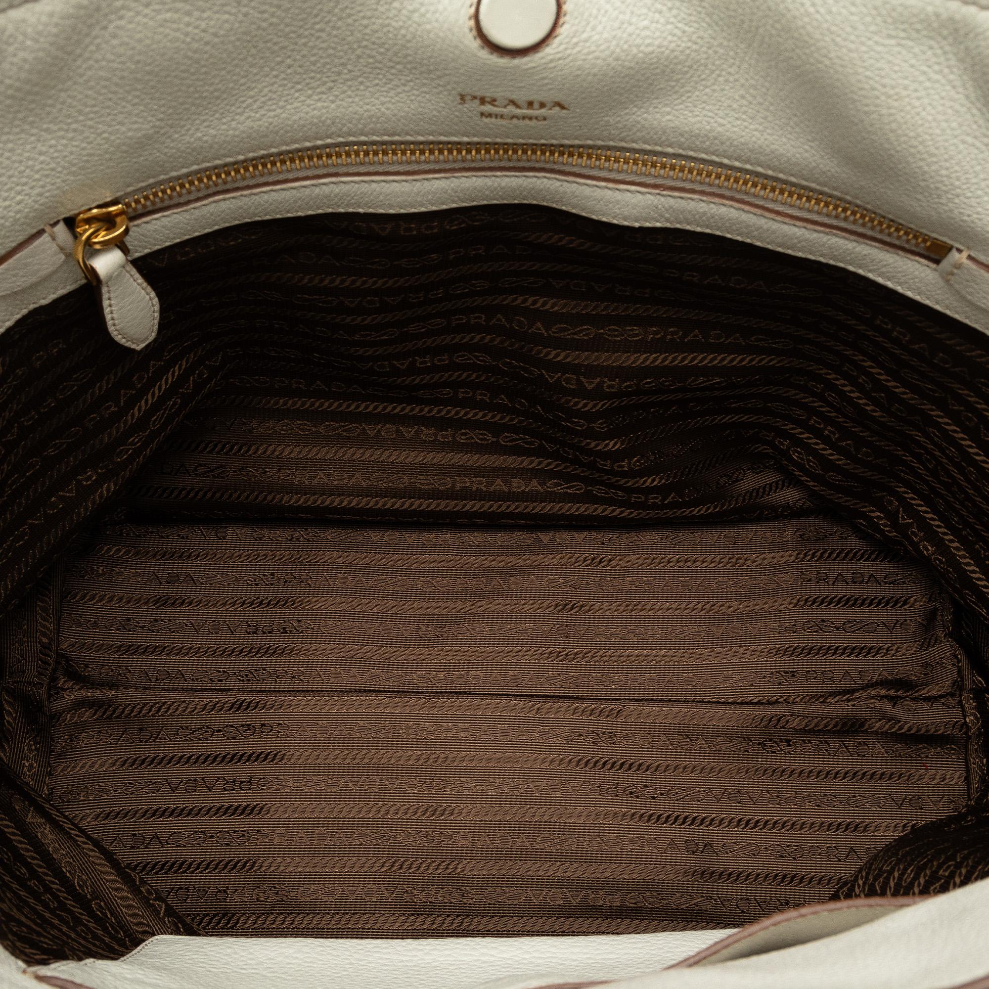 Prada Vitello Daino Tote (SHG-7Dy5oI)