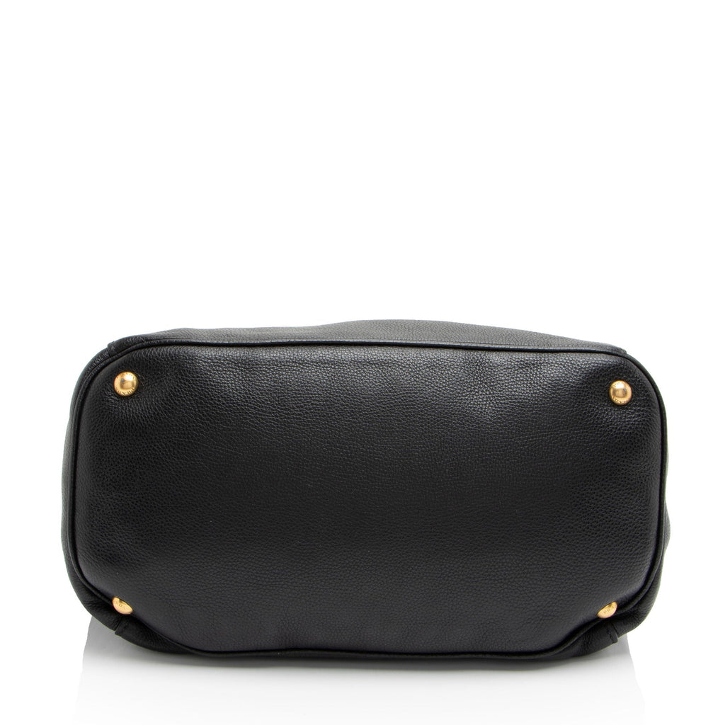 Prada Vitello Daino Large Open Tote