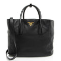 Prada Vitello Daino Large Open Tote