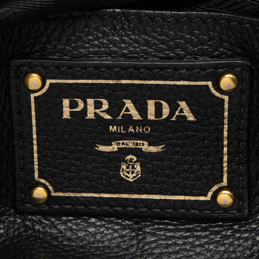Prada Vitello Daino Large Open Tote