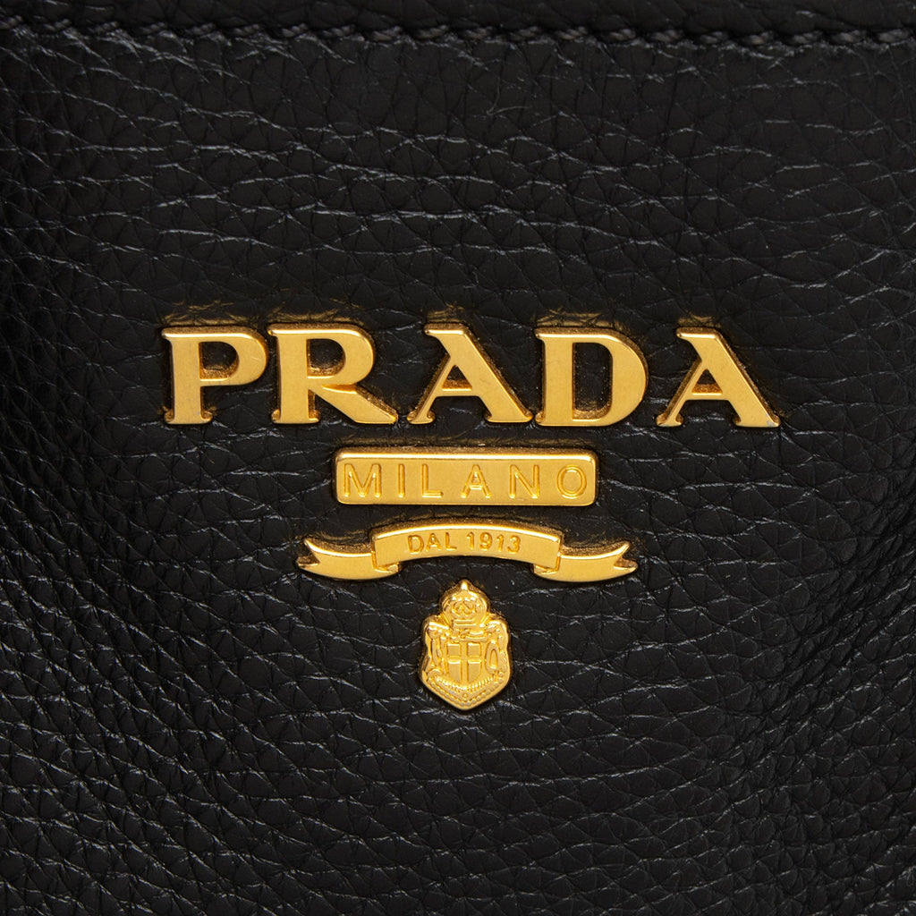 Prada Vitello Daino Large Open Tote