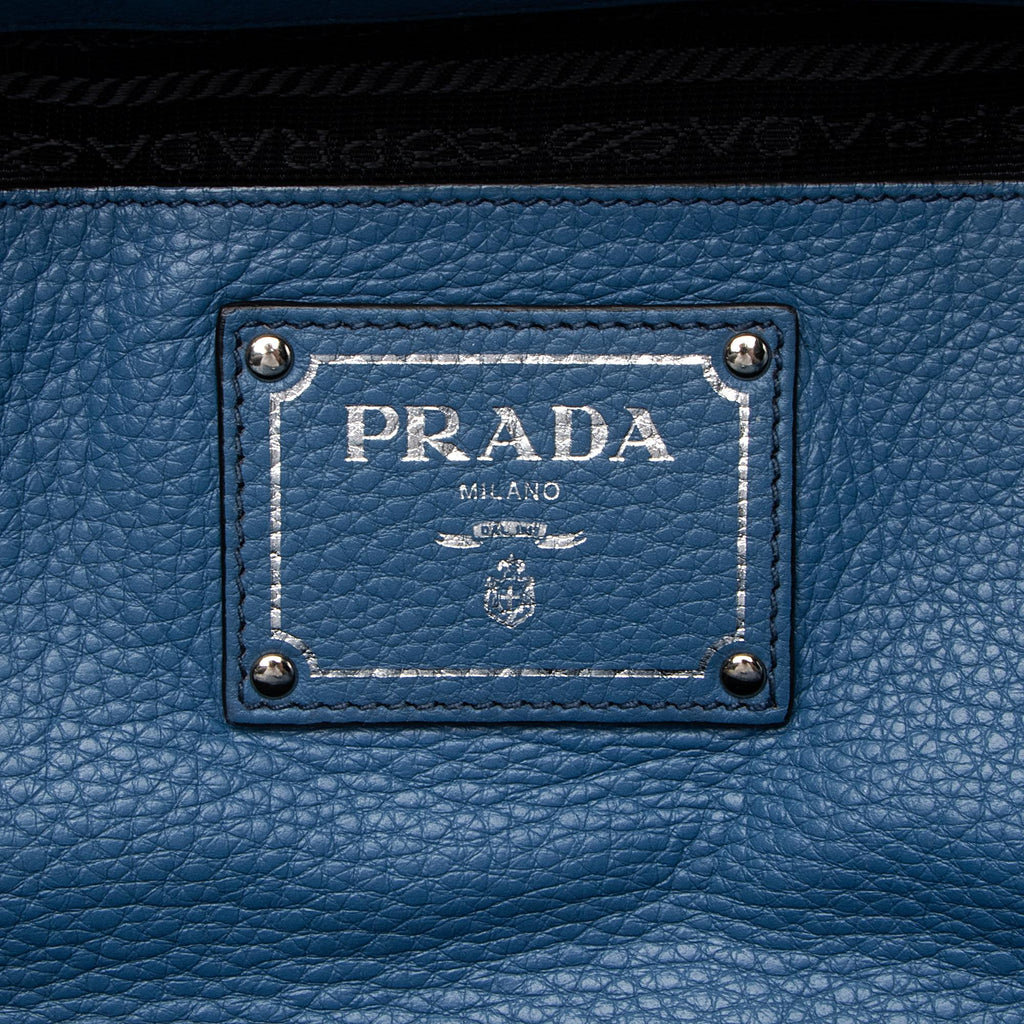 Prada Vitello Daino Twin Pocket Tote (SHF-23252)