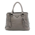 Prada Vitello Daino Zip Top Convertible Tote