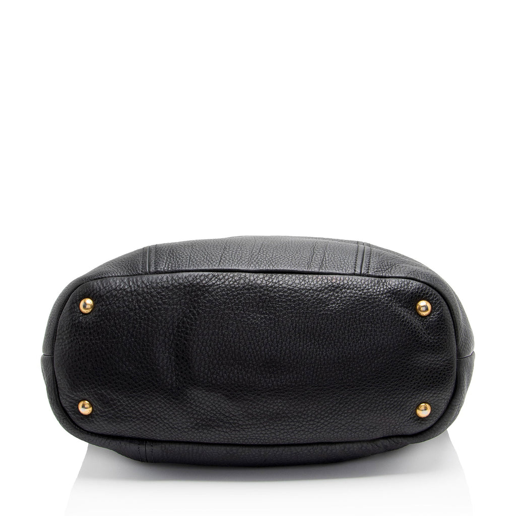 Prada Vitello Daino Zip Top Tote