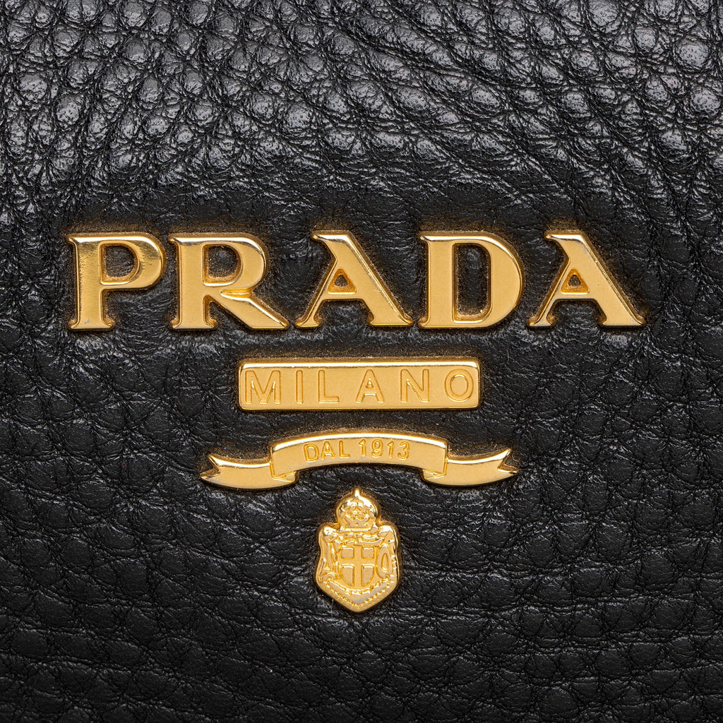 Prada Vitello Daino Zip Top Tote