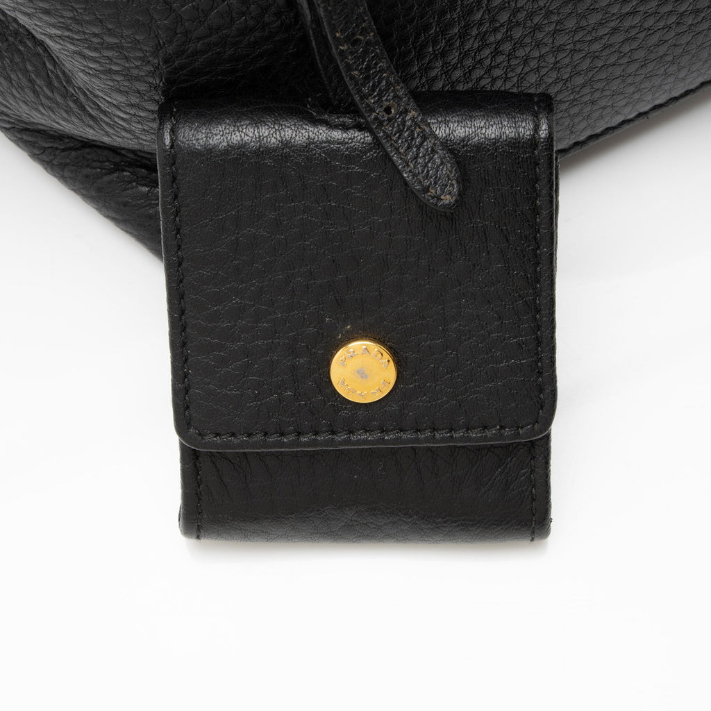Prada Vitello Diano Pocket Mini Tote