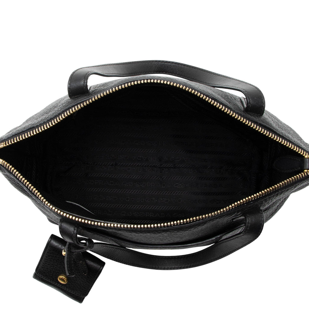 Prada Vitello Diano Pocket Mini Tote