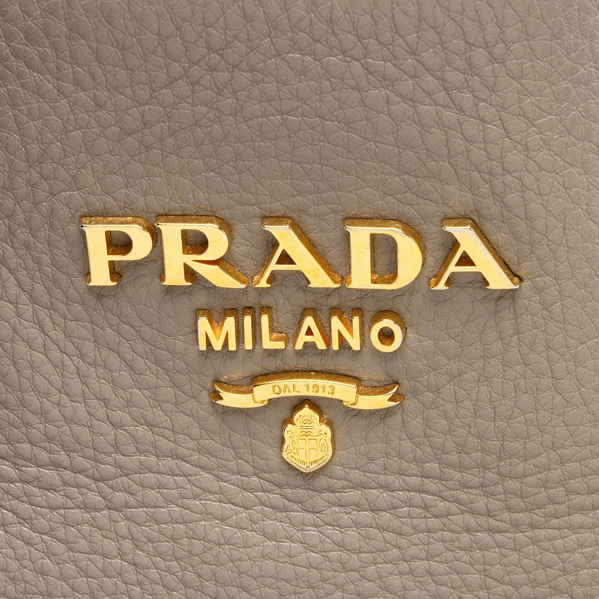 Prada Vitello Diano Top Handle Shopper Tote