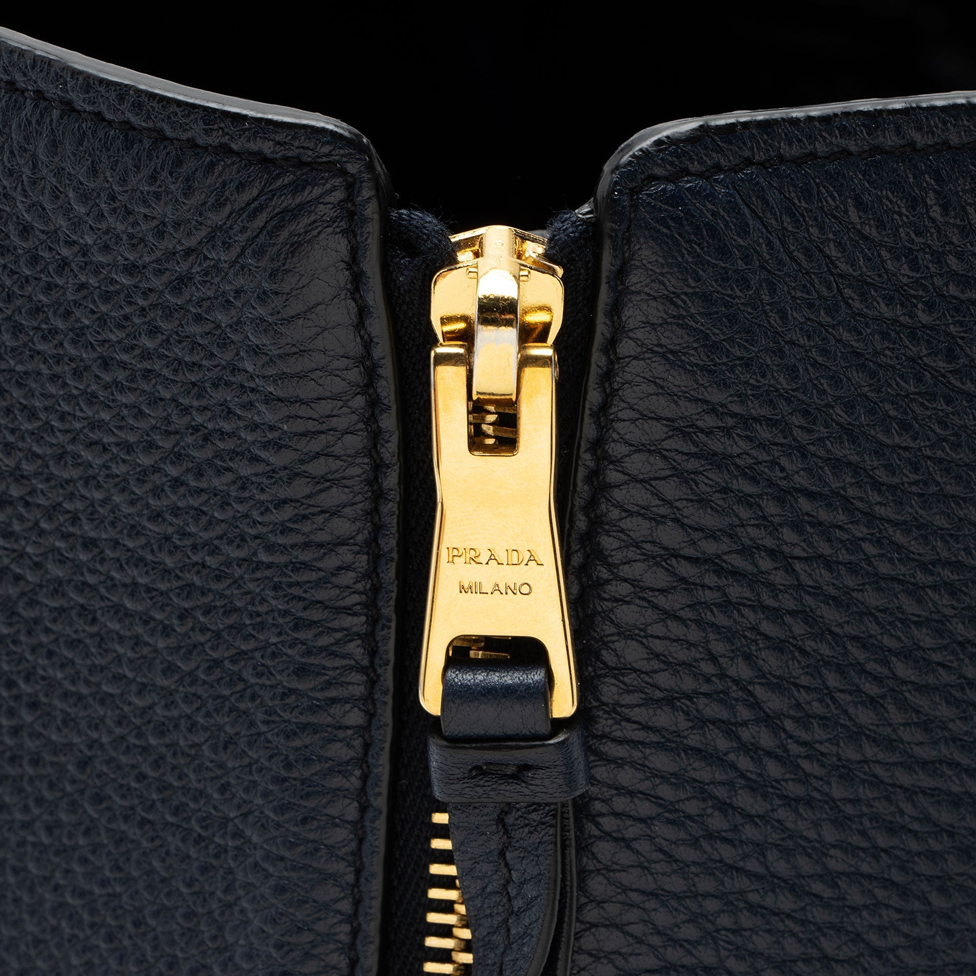 Prada Vitello Diano Top Handle Shopper Tote
