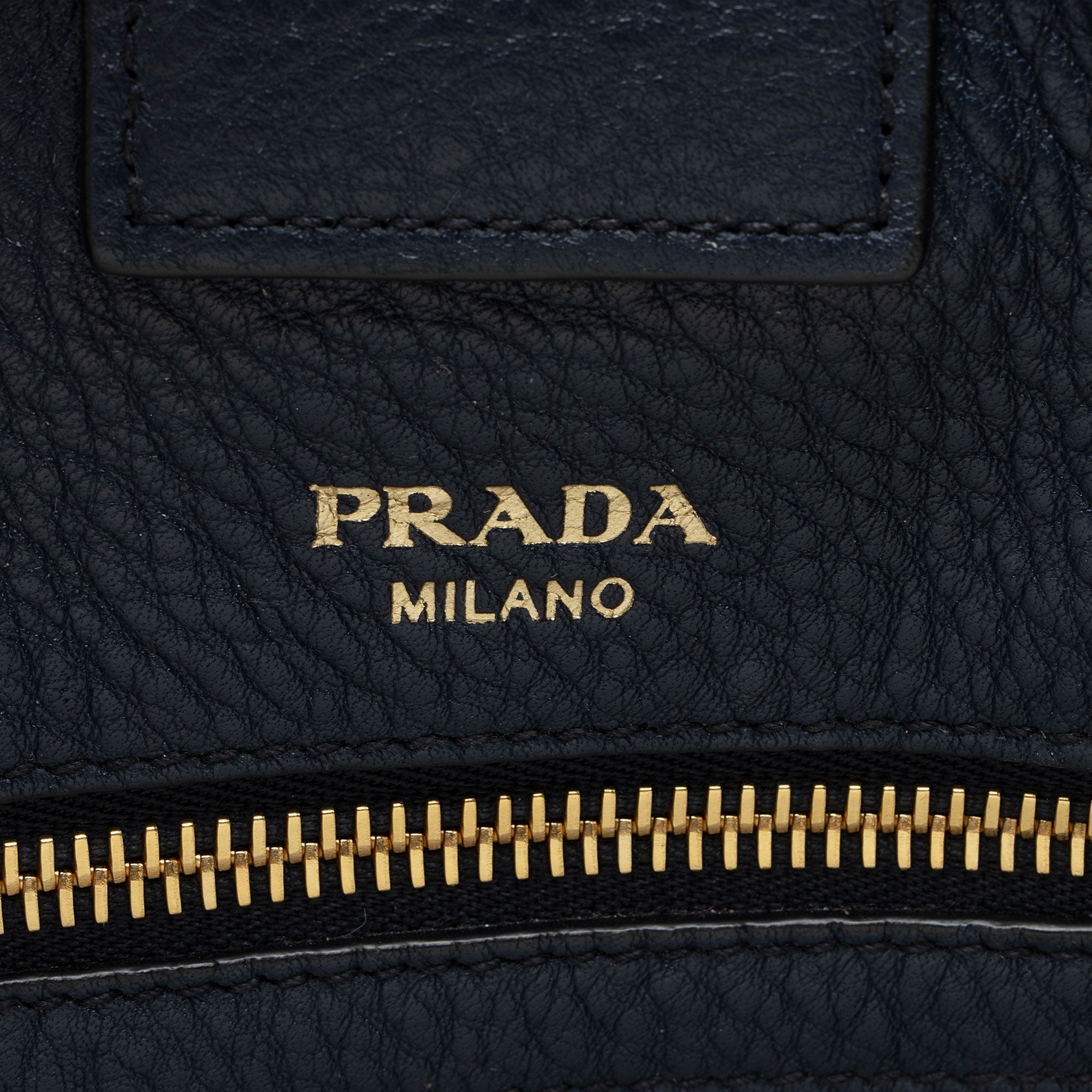 Prada Vitello Diano Top Handle Shopper Tote