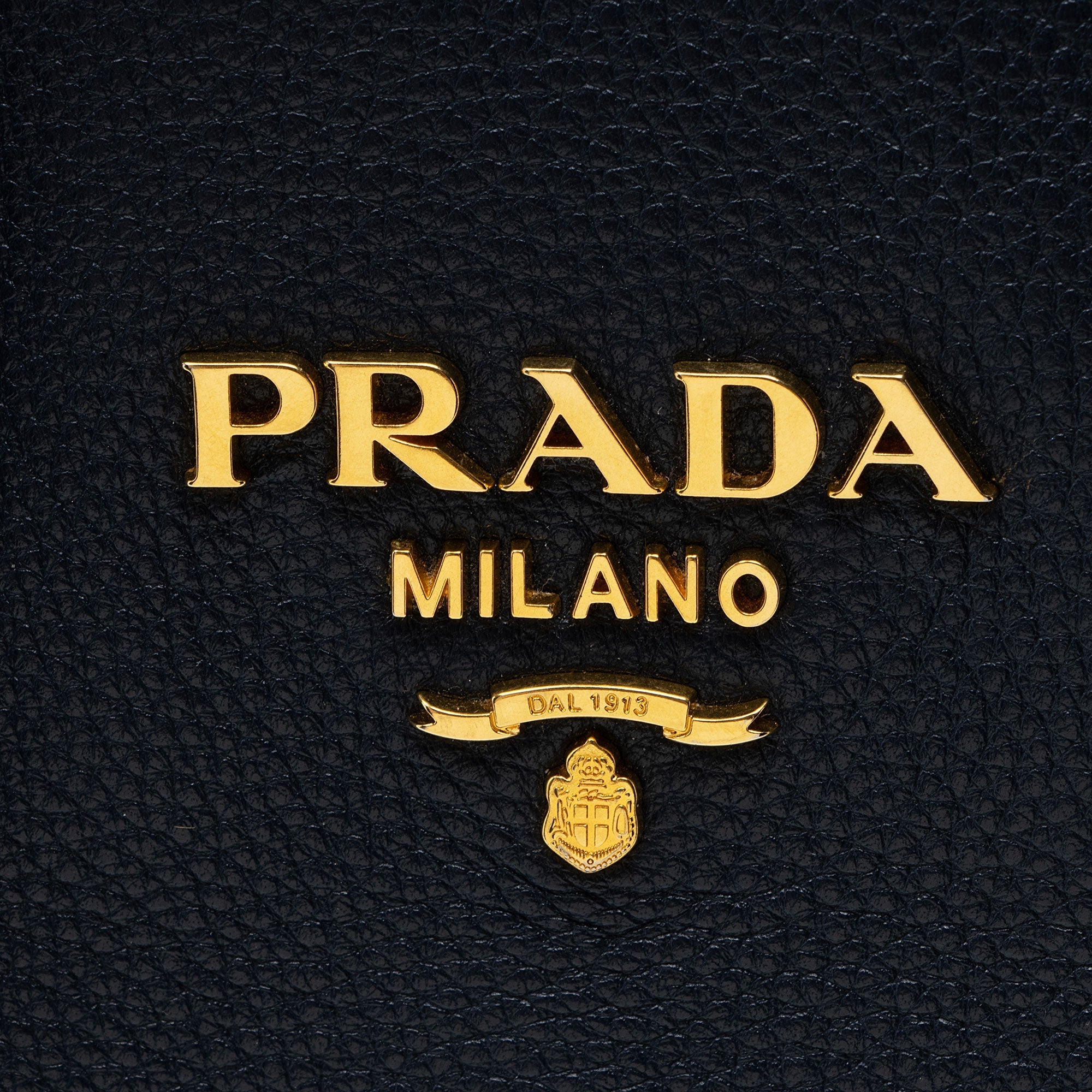 Prada Vitello Diano Top Handle Shopper Tote