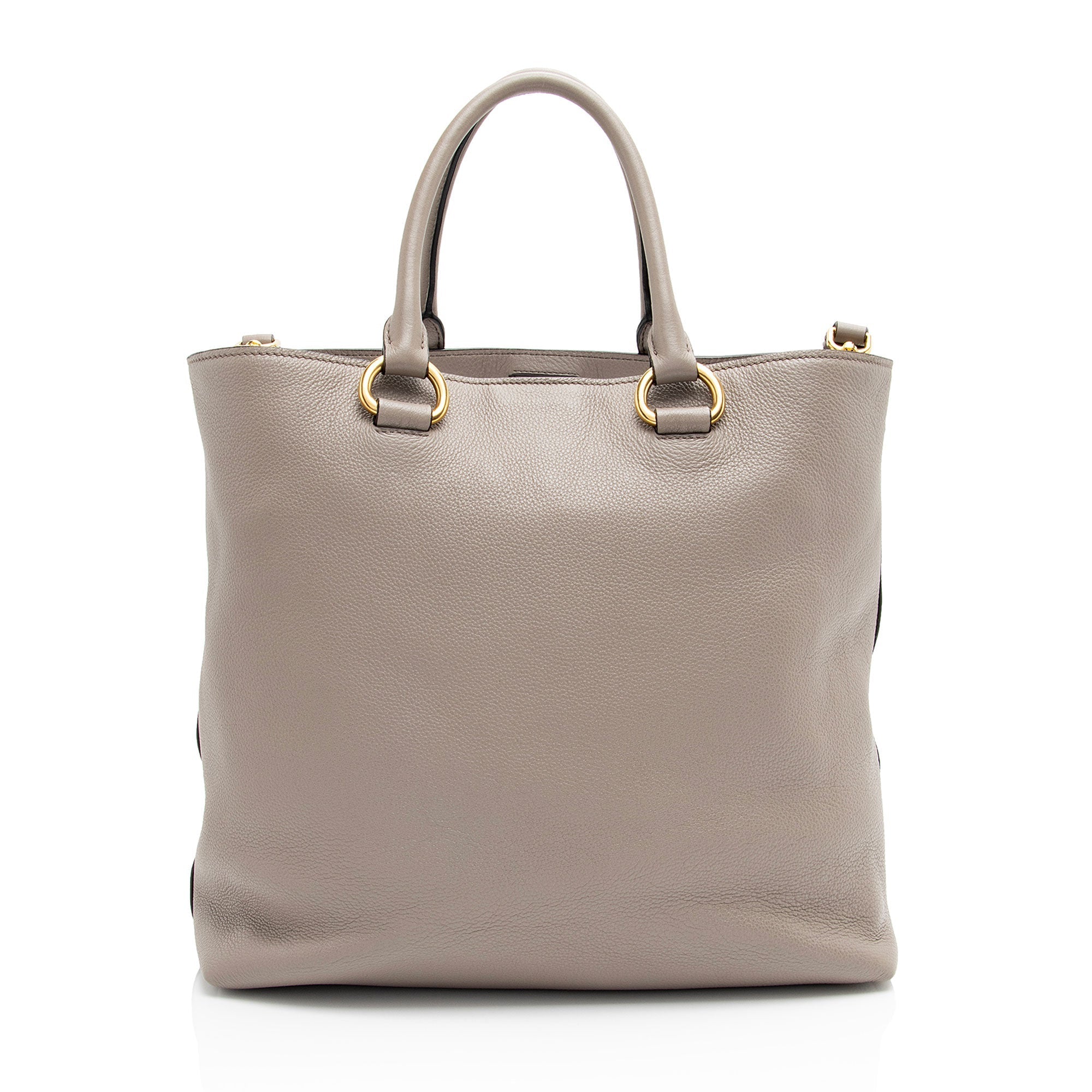 Prada Vitello Phenix Tall Tote (SHF-XqInw4)