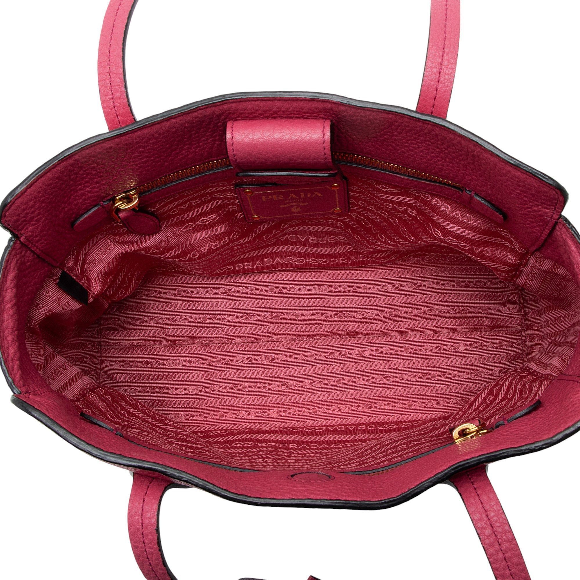 Prada Vitello Phenix Medium Open Tote
