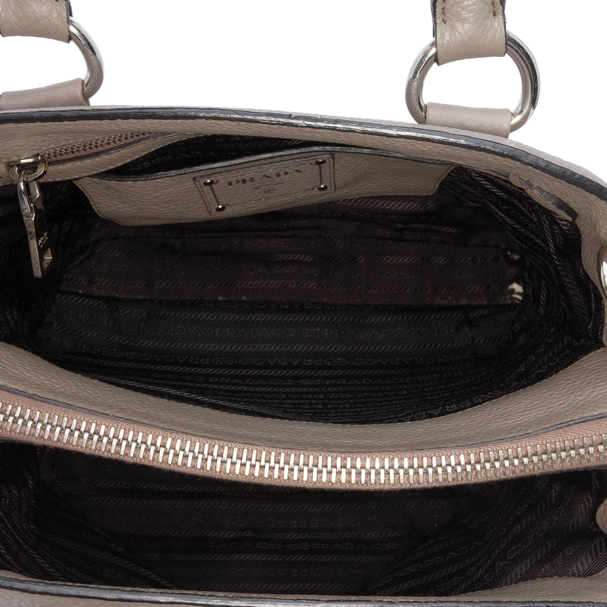 Prada Vitello Phenix Open Convertible Tote