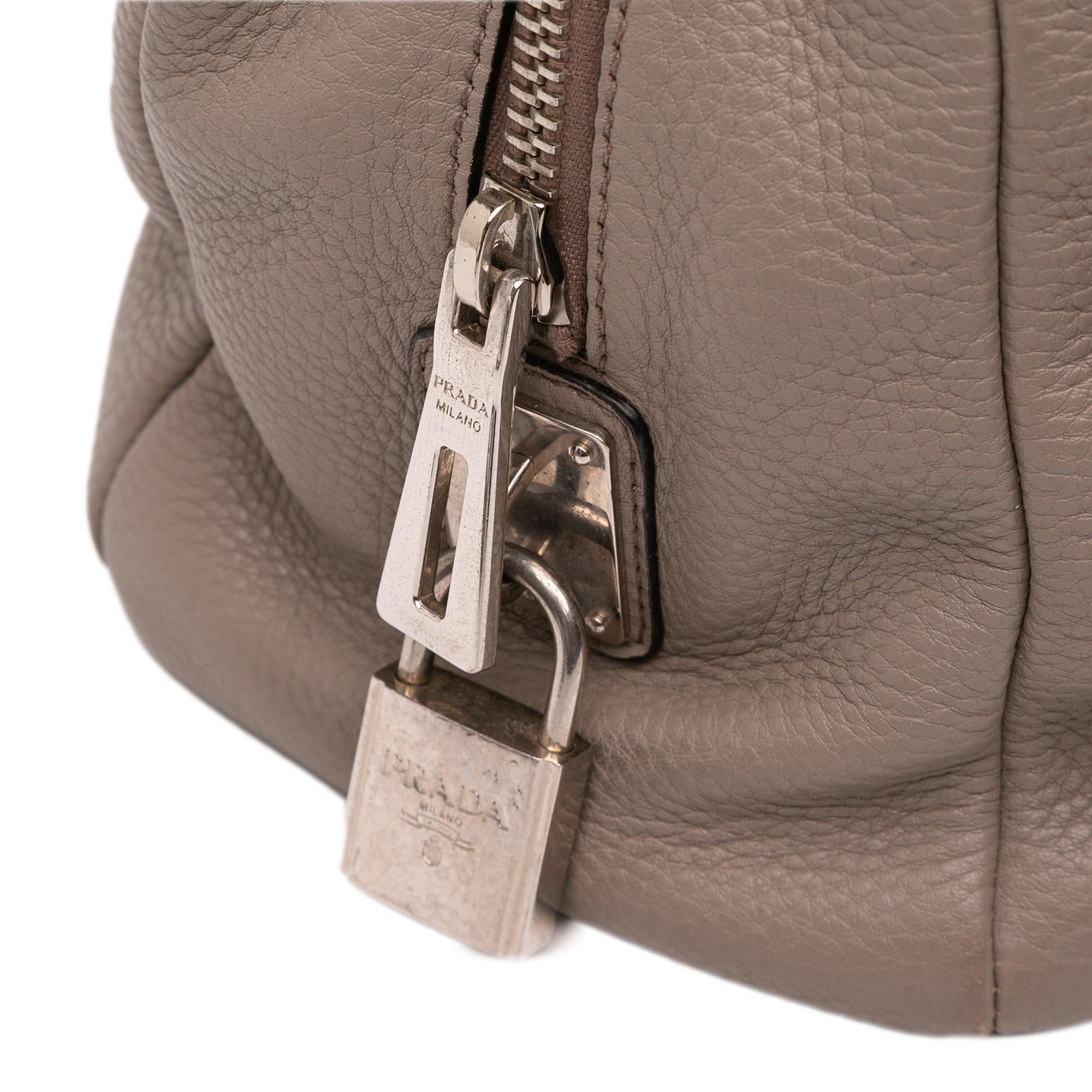 Prada Vitello Phenix Open Convertible Tote