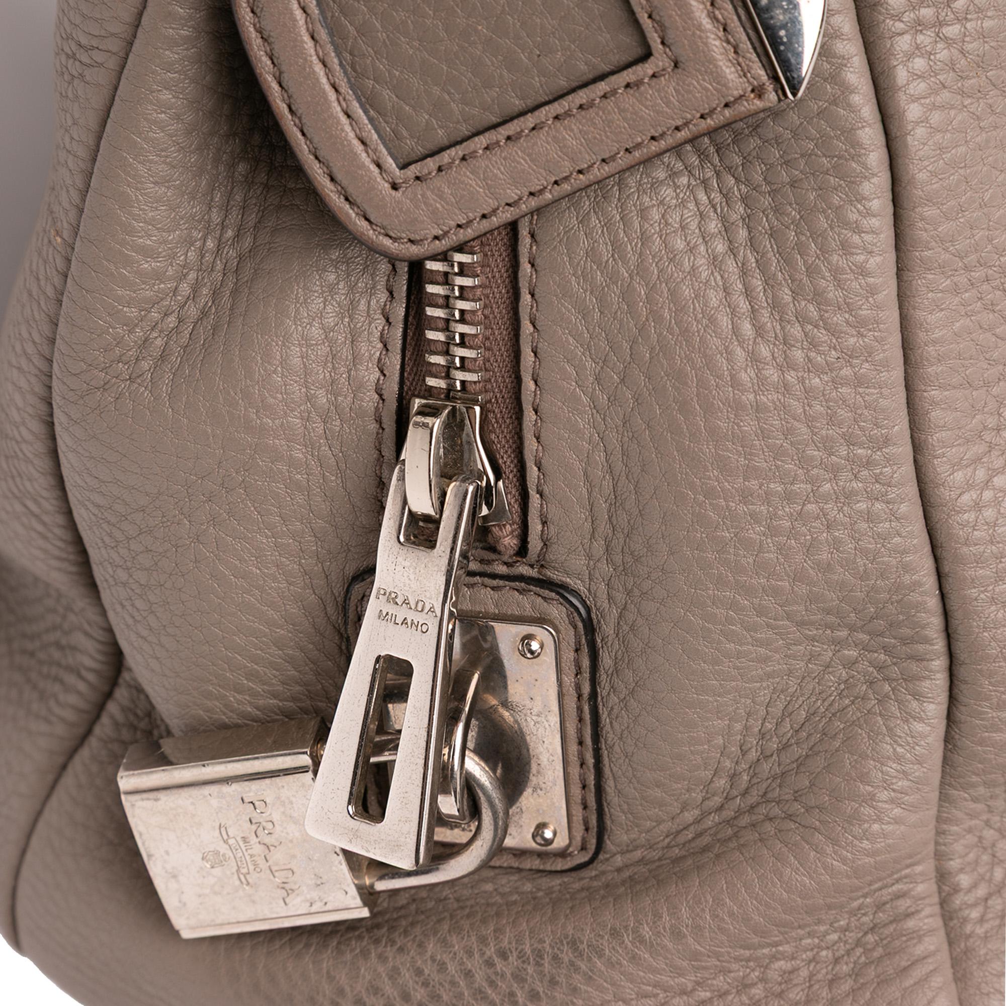 Prada Vitello Phenix Open Convertible Tote