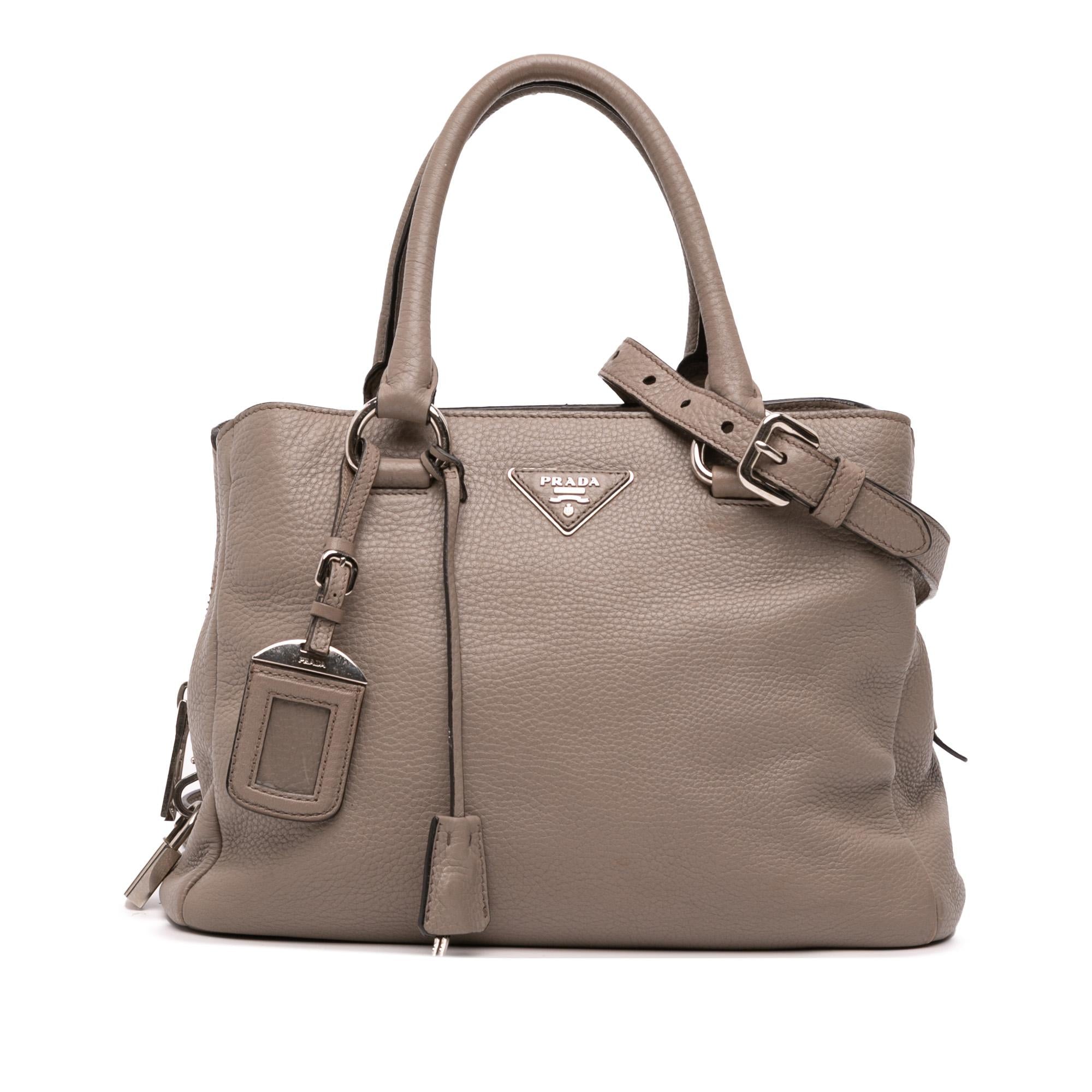 Prada Vitello Phenix Open Convertible Tote
