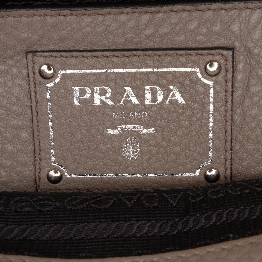 Prada Vitello Phenix Open Convertible Tote