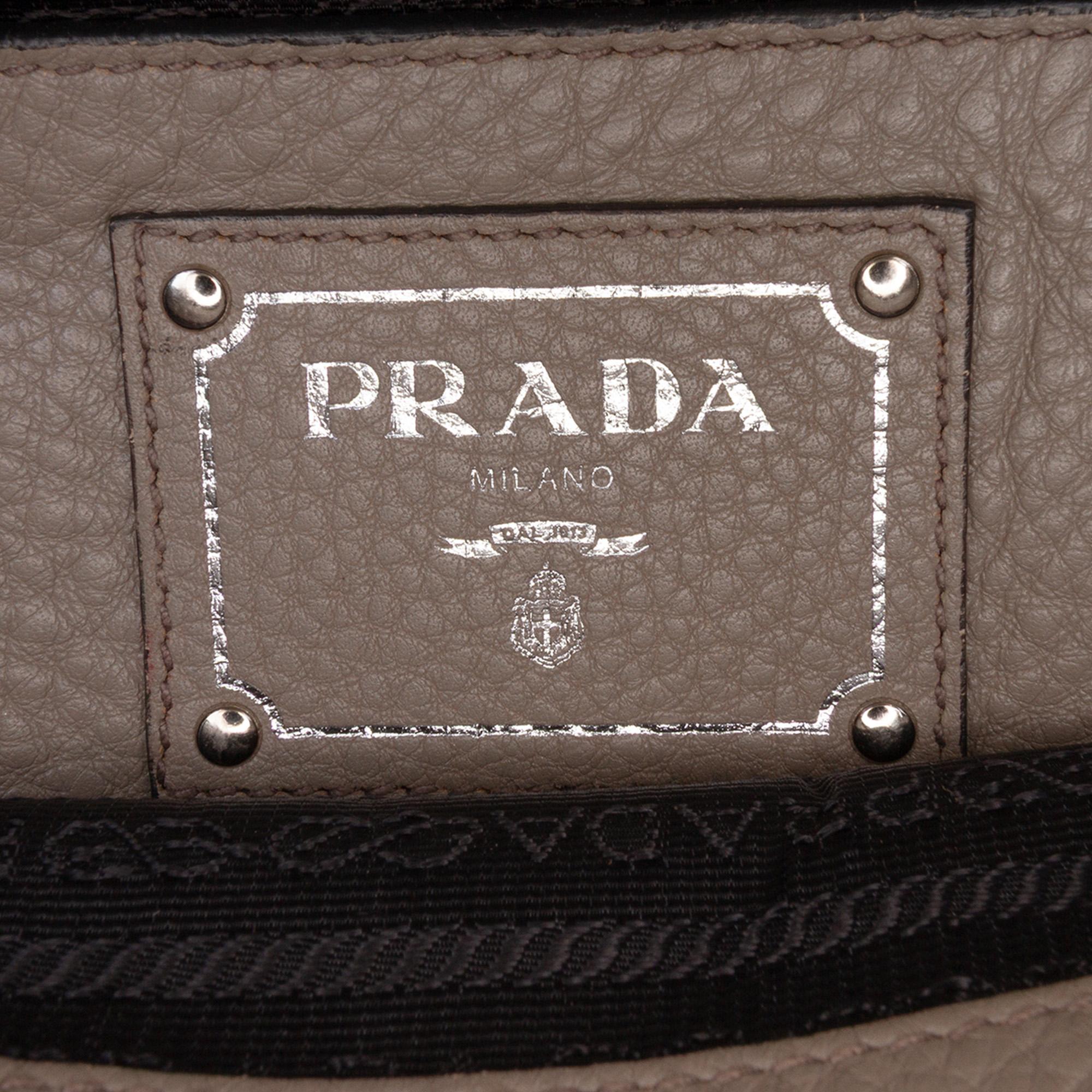 Prada Vitello Phenix Open Convertible Tote