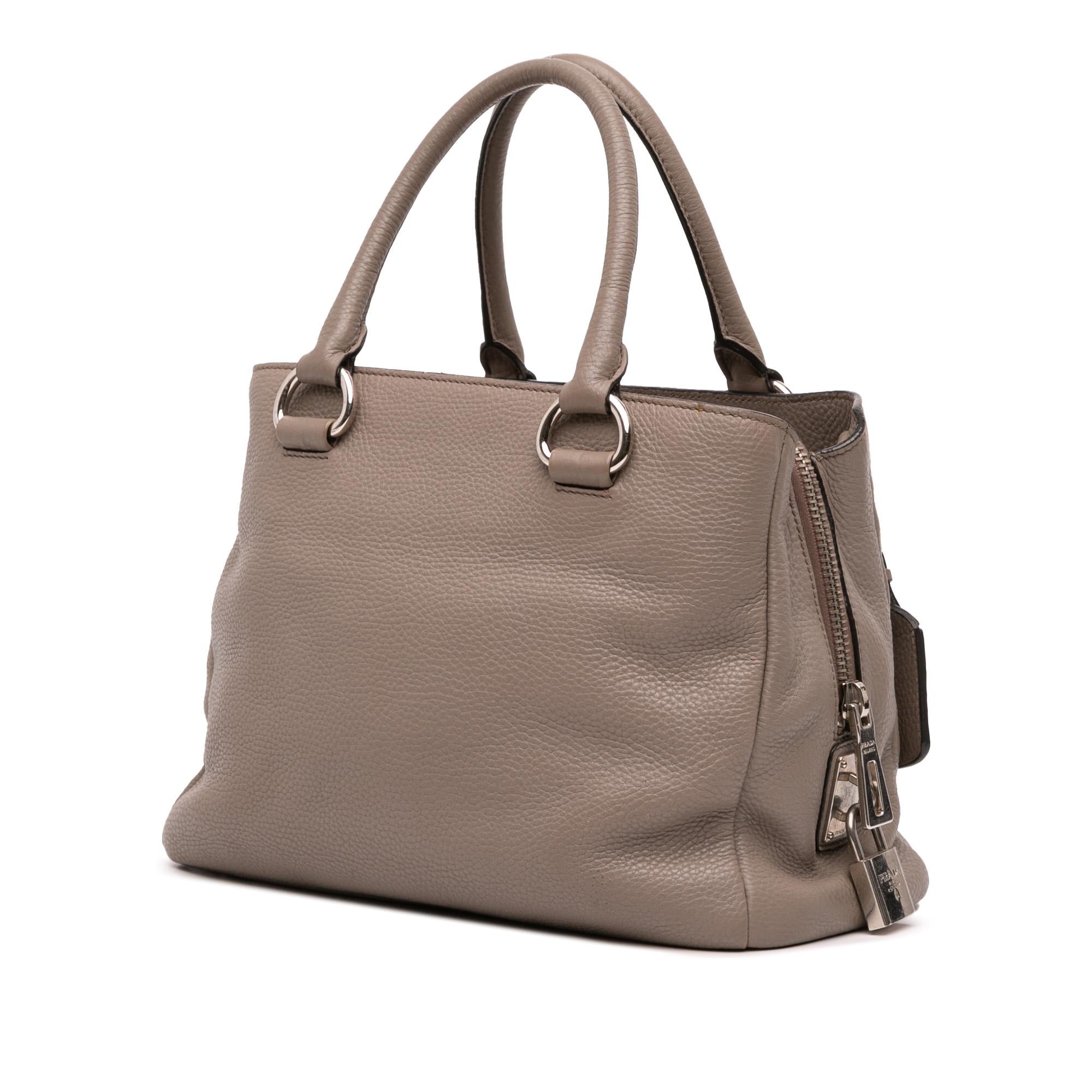 Prada Vitello Phenix Open Convertible Tote