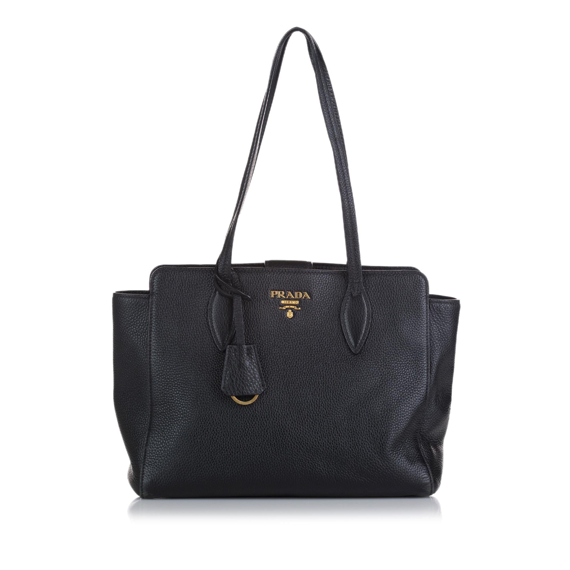 Prada Vitello Phenix Tote (SHG-35714)
