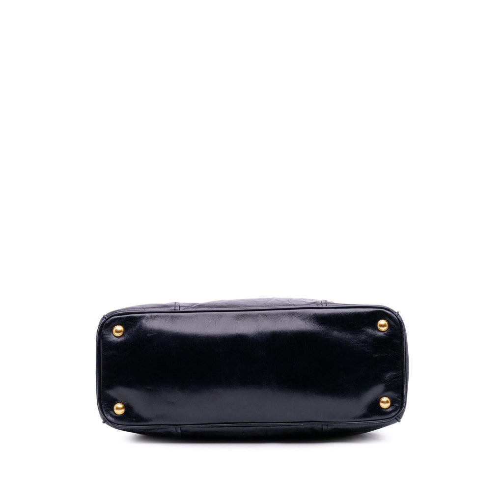Prada Vitello Shine Open Convertible Tote