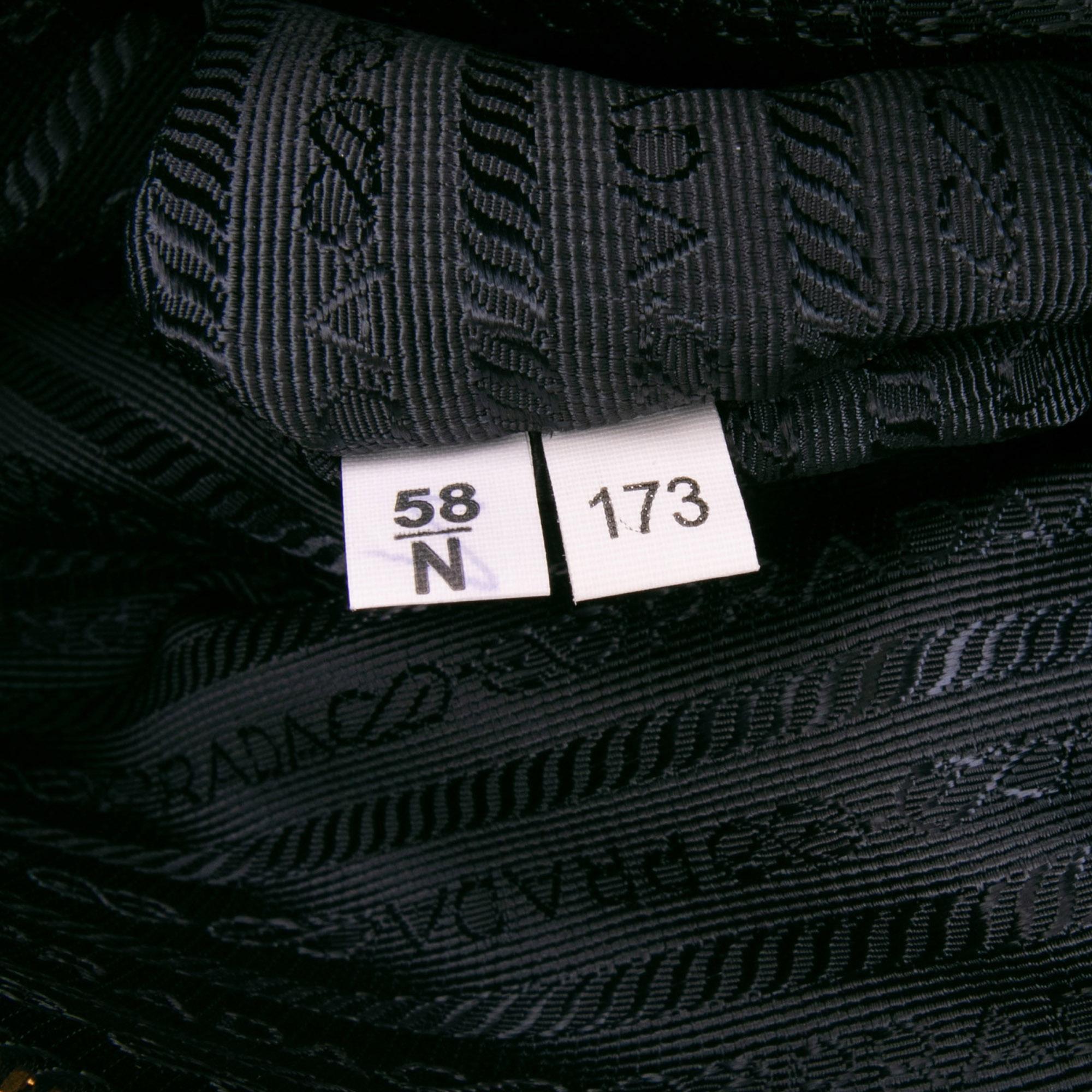 Prada Vitello Shine Open Convertible Tote