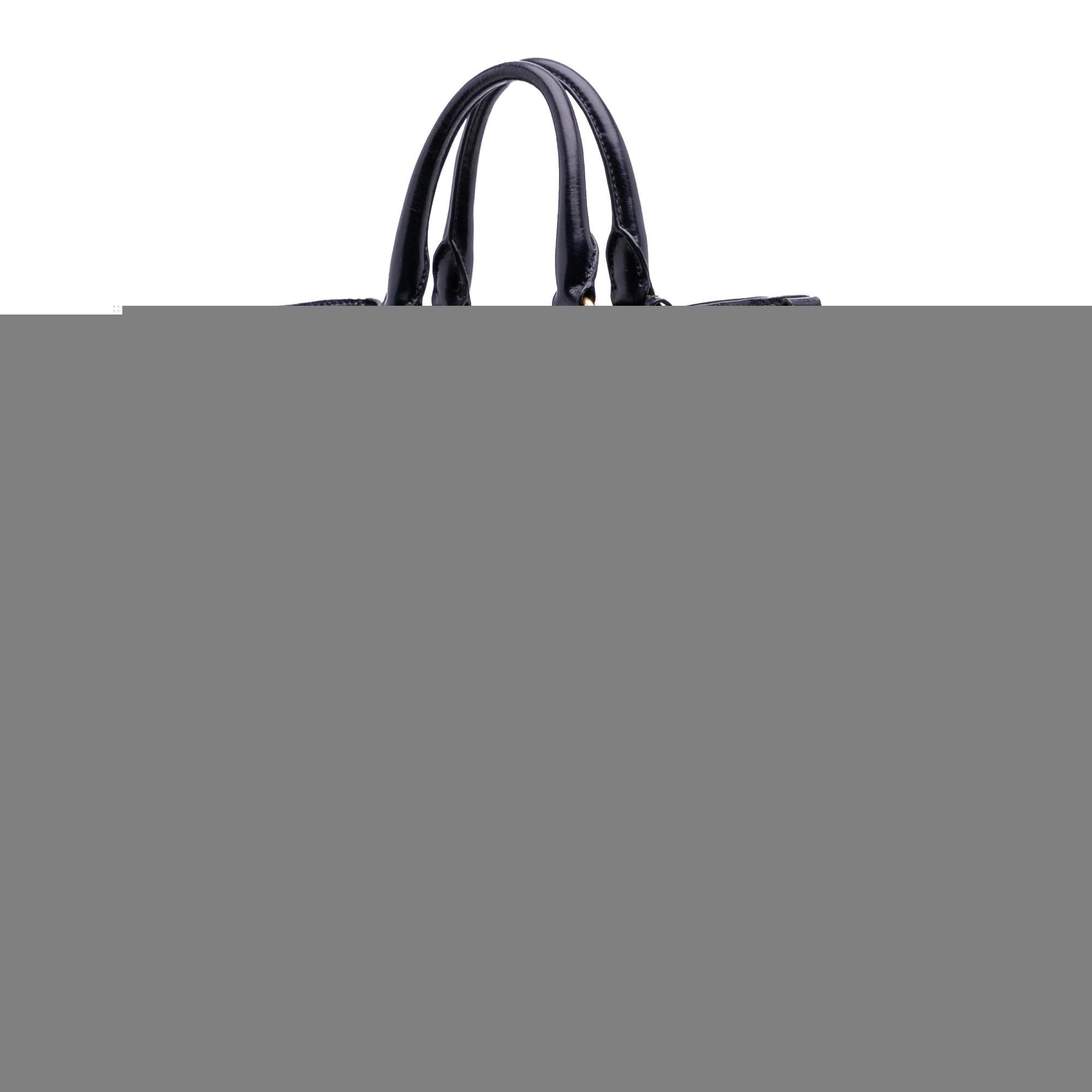 Prada Vitello Shine Open Convertible Tote