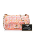 Chanel Classic Flap Bag Mini Multicolor Tweed SiLouis Vuittoner