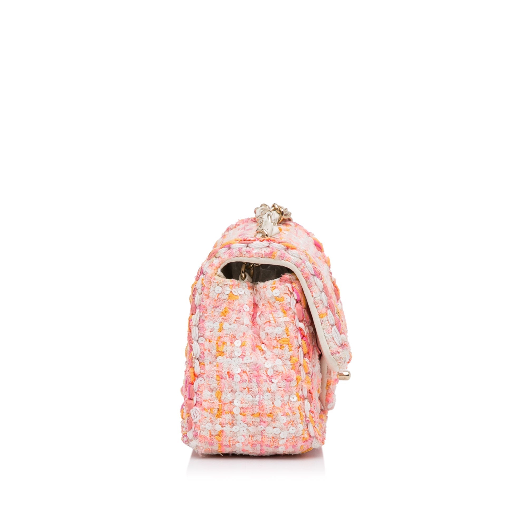 Chanel Classic Flap Bag Mini Multicolor Tweed SiLouis Vuittoner