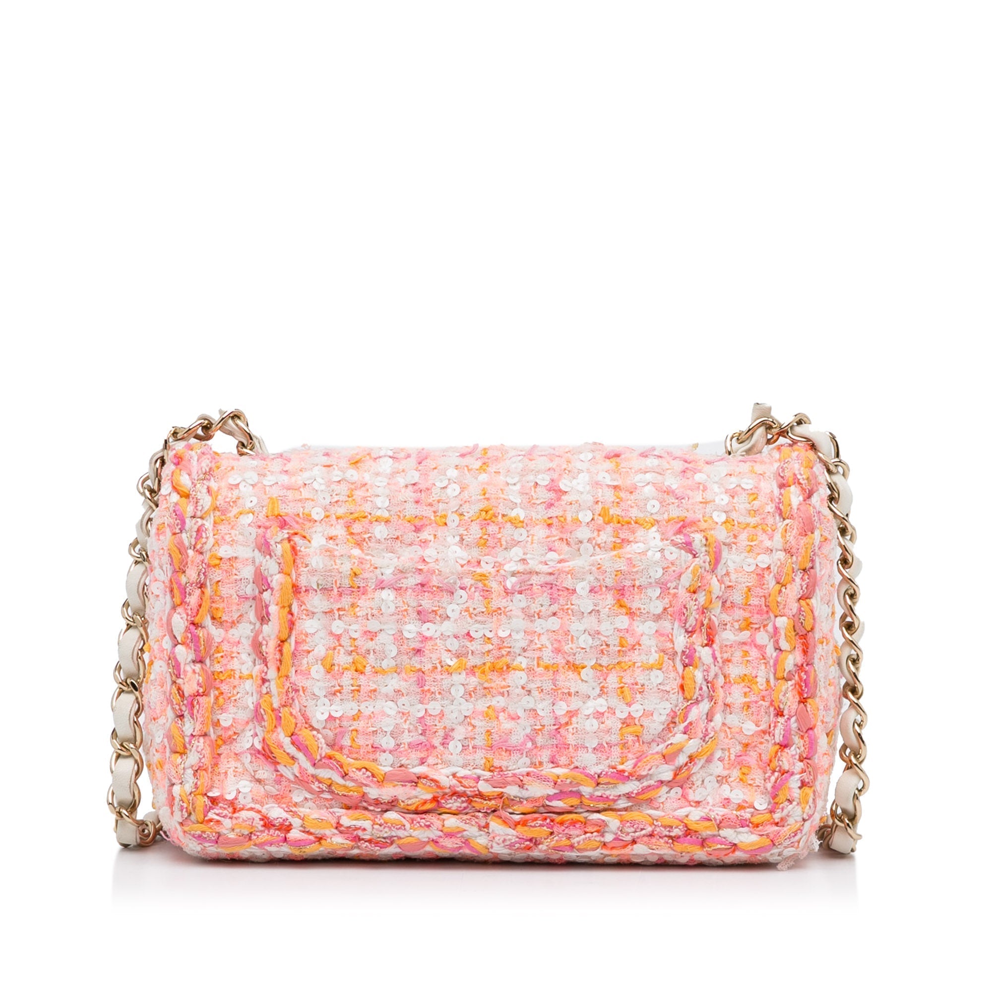 Chanel Classic Flap Bag Mini Multicolor Tweed SiLouis Vuittoner