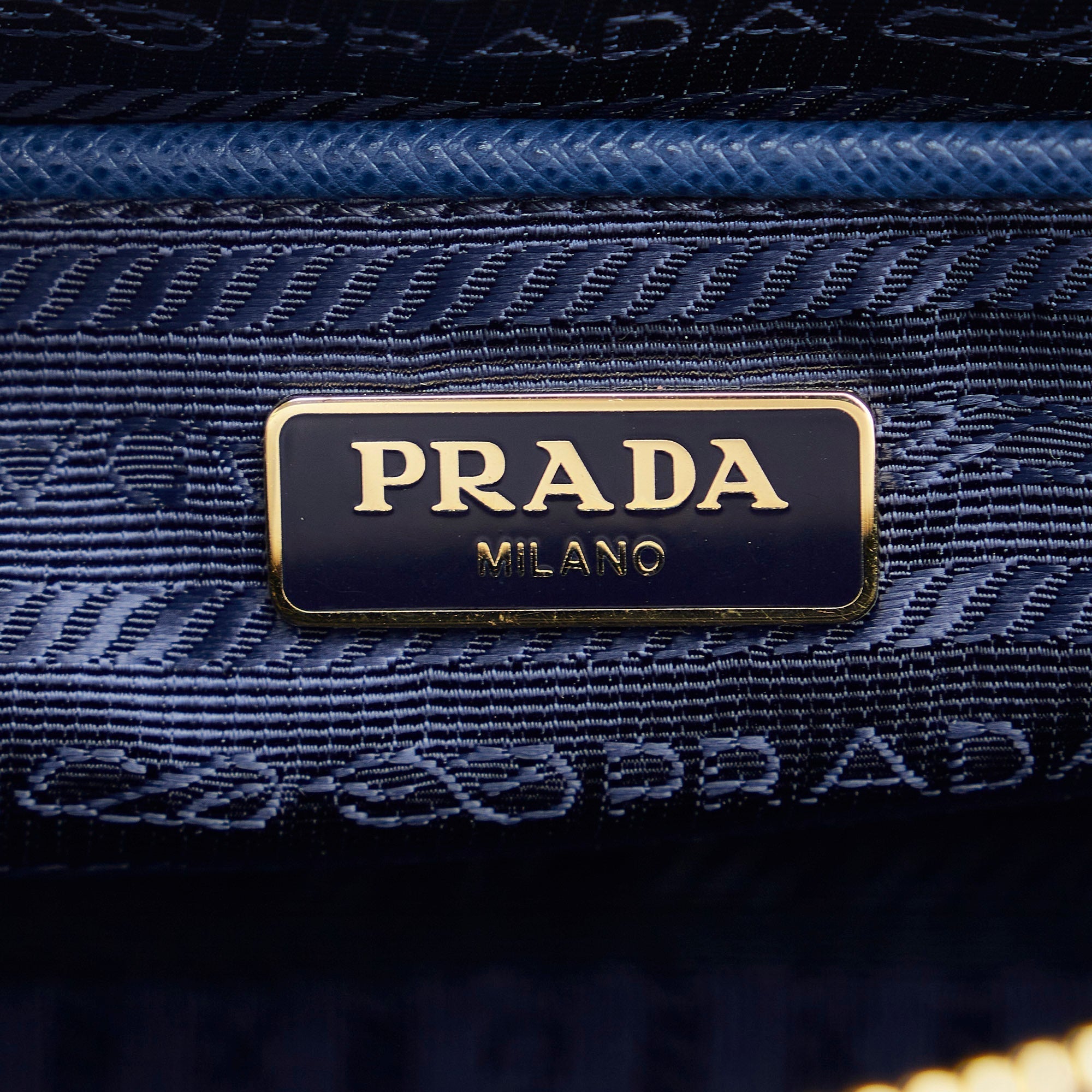 Prada Crossbody Bag Small Blue Safano