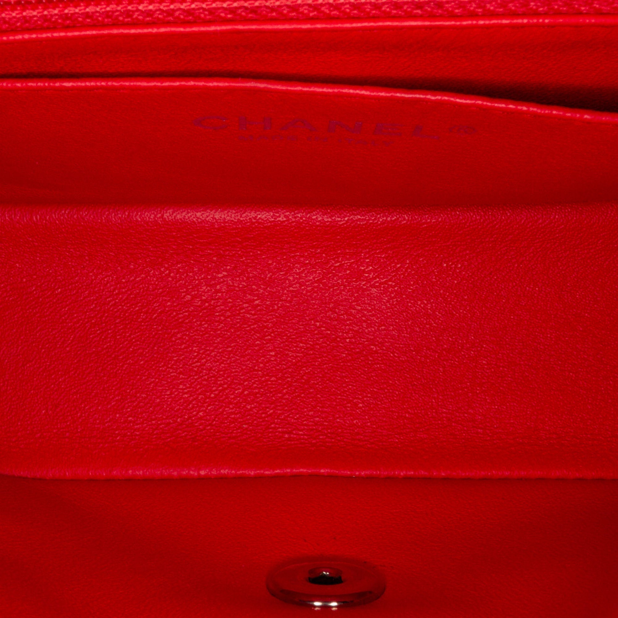 Chanel Classic Single Flap Mini Red Patent Leather SiLouis Vuittoner