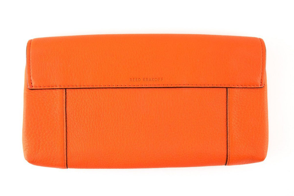 Reed Krakoff Orange Leather Clutch