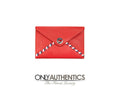 Chanel Red Lambskin Airlines Envelope Clutch