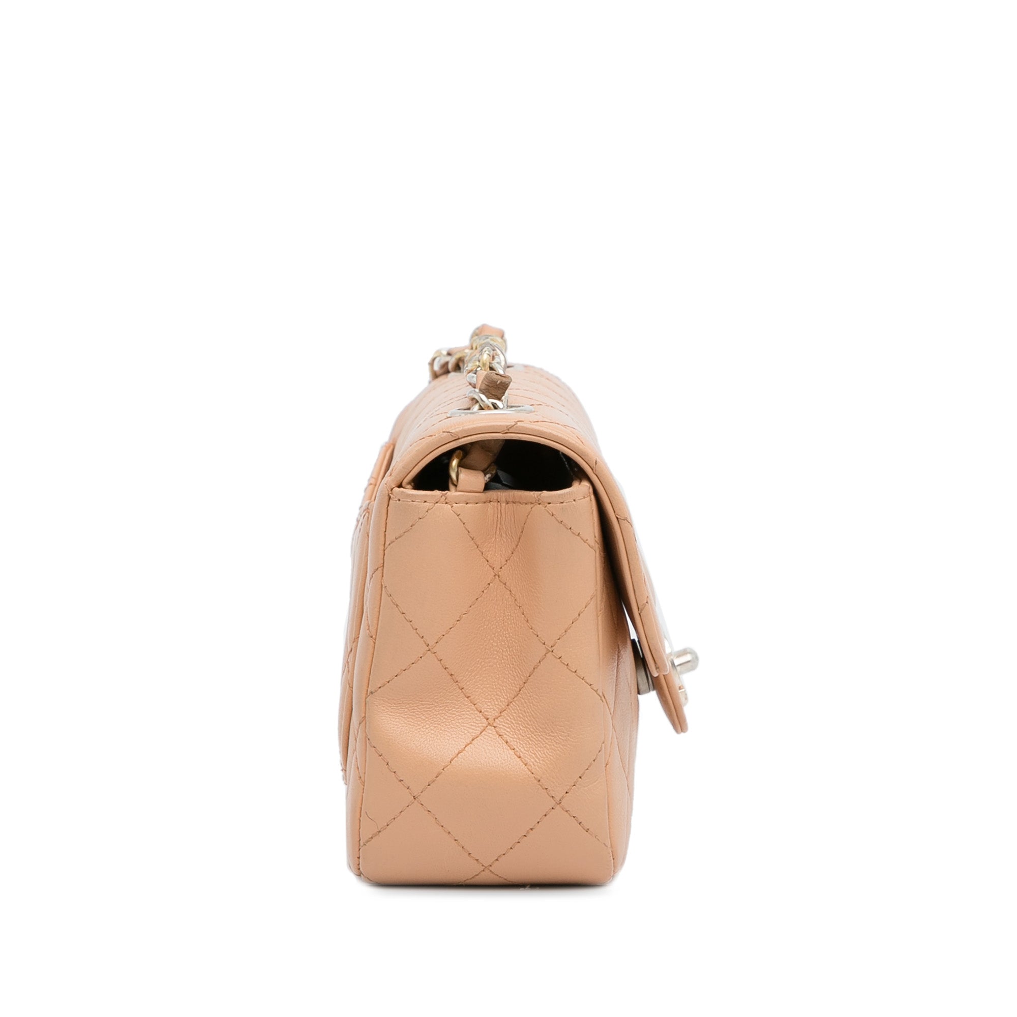 Chanel Classic Flap Mini Rectangular Brown Lambskin SiLouis Vuittoner