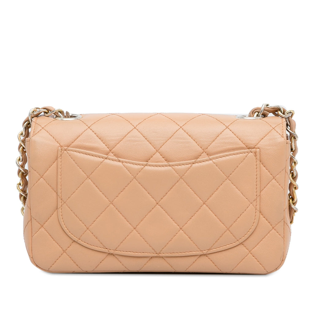 Chanel Classic Flap Mini Rectangular Brown Lambskin SiLouis Vuittoner