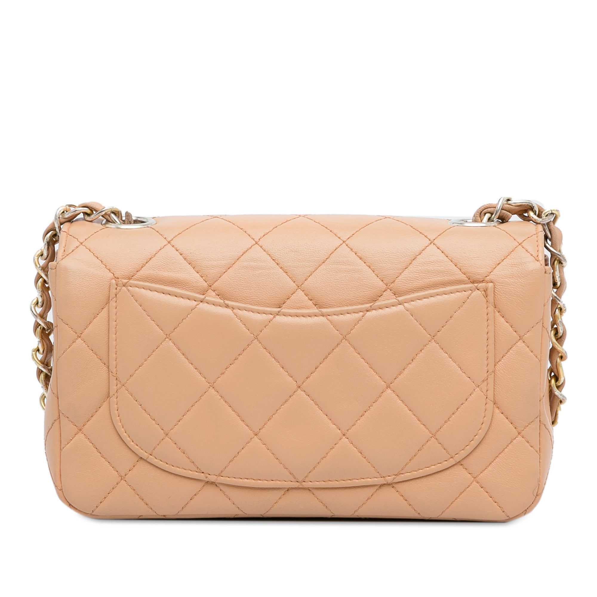 Chanel Classic Flap Mini Rectangular Brown Lambskin SiLouis Vuittoner