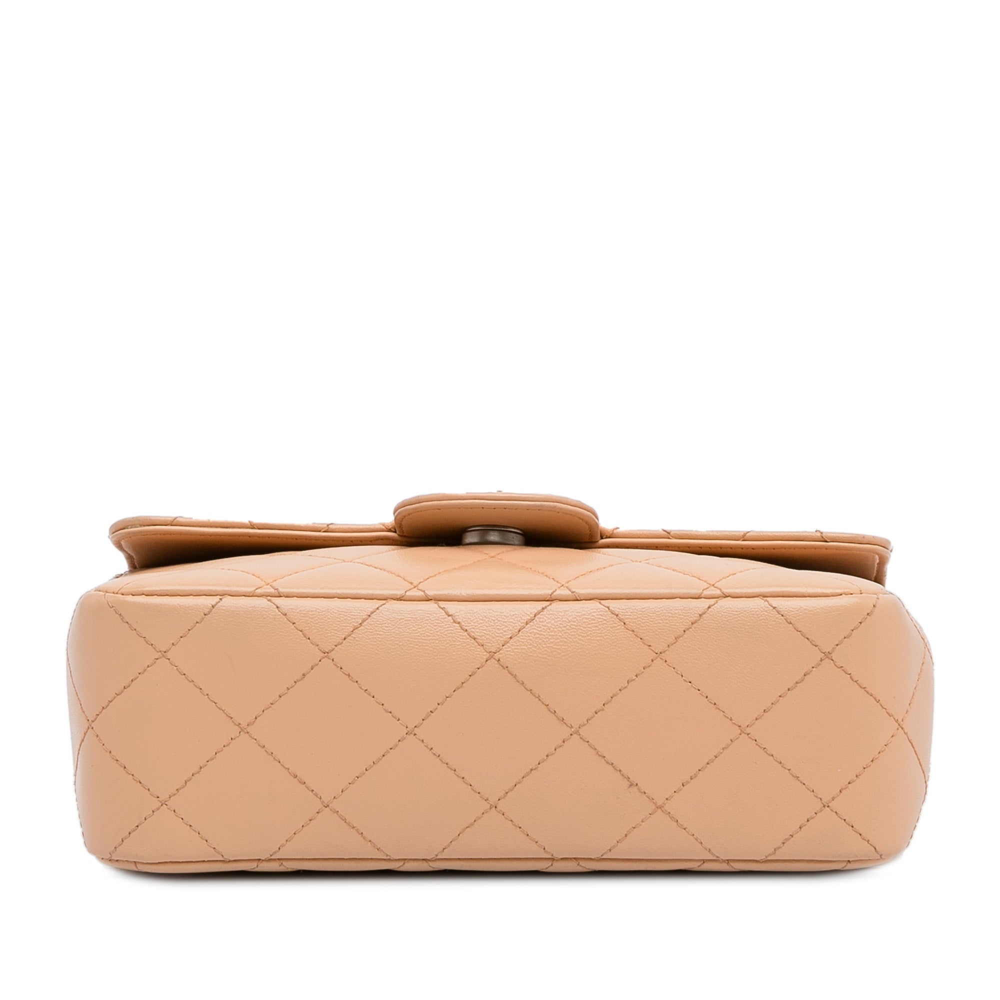 Chanel Classic Flap Mini Rectangular Brown Lambskin SiLouis Vuittoner