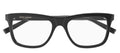 Saint Laurent SL 481 001 Square Acetate Black Eyeglasses with Transparent Demo Lens
