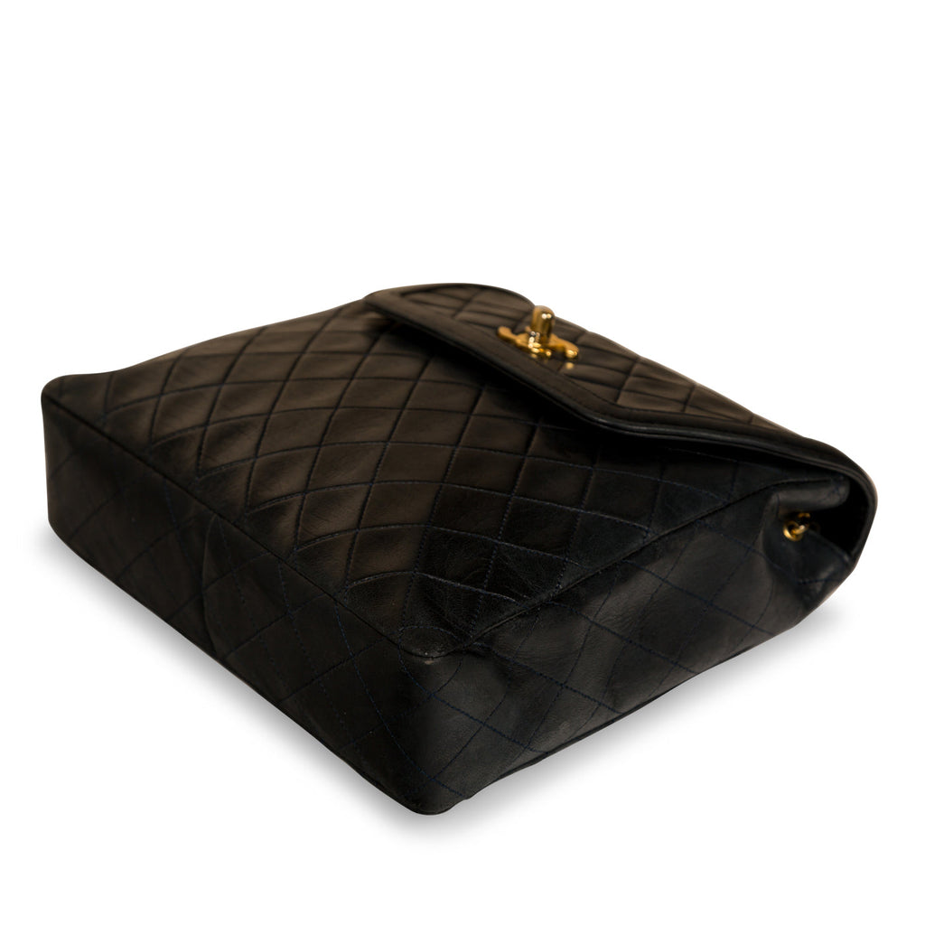 Vintage Lambskin Shoulder Bag