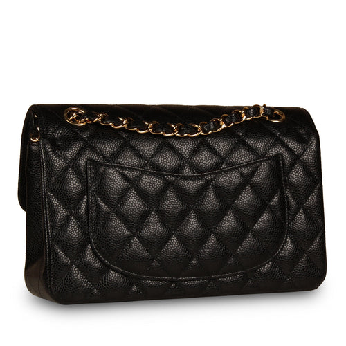 Black Classic Flap Bag - Small