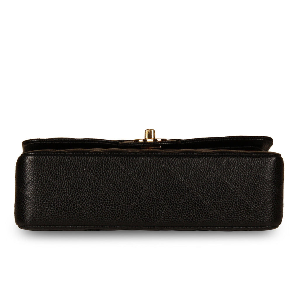 Black Classic Flap Bag - Small