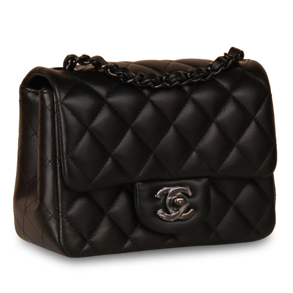 Classic Flap Bag - Mini Square So Black