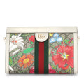 Floral OphiDiora Square Shoulder Bag