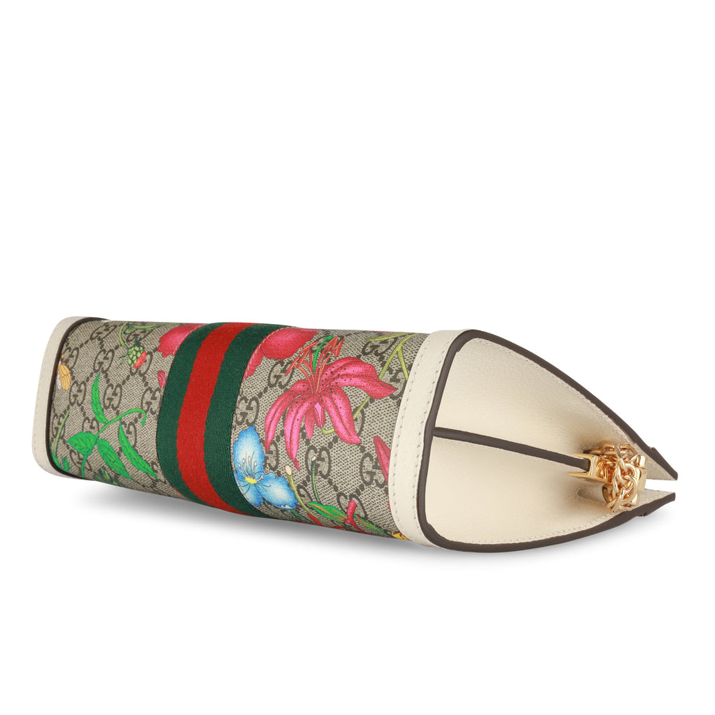 Floral OphiDiora Square Shoulder Bag
