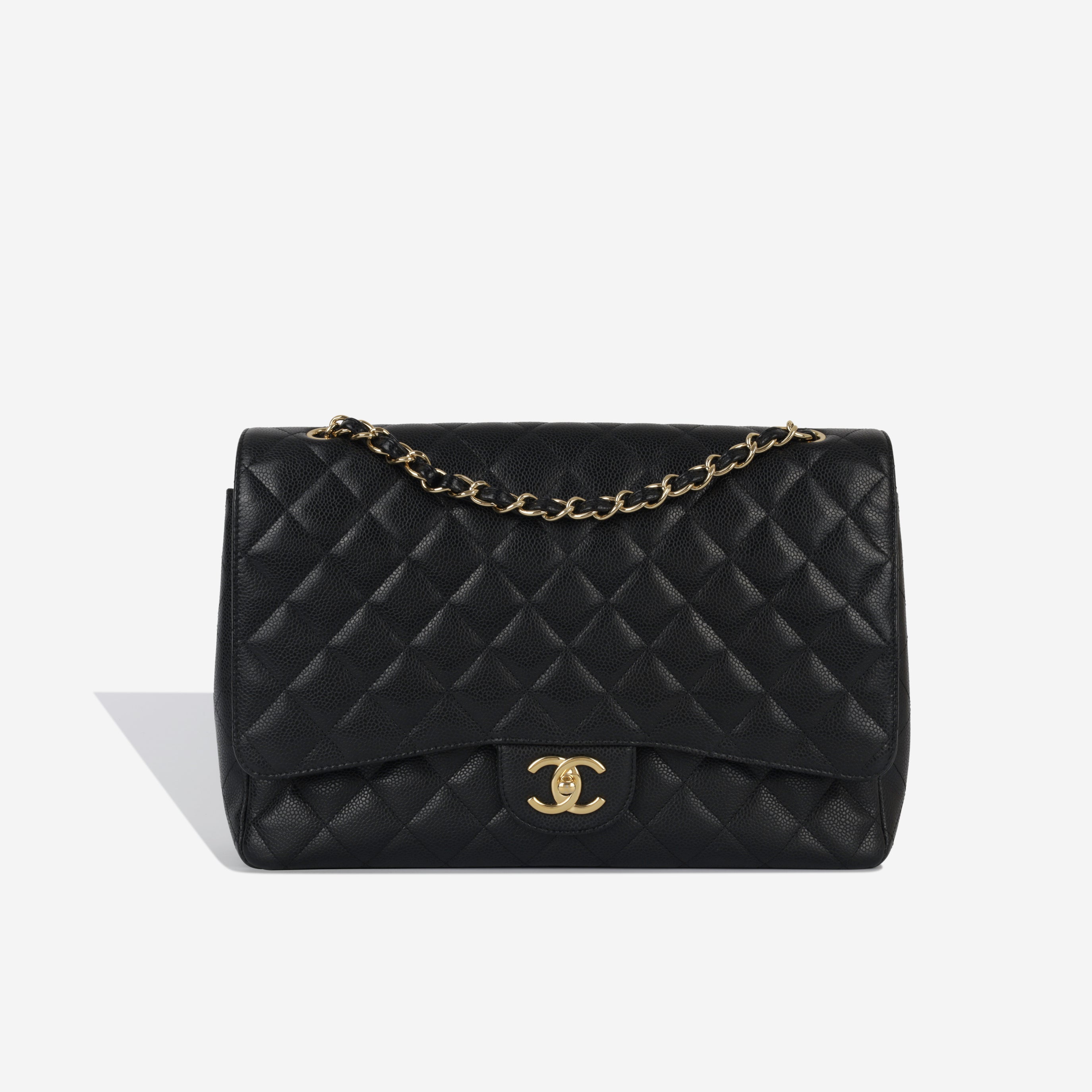 Maxi Classic Flap - Black Caviar