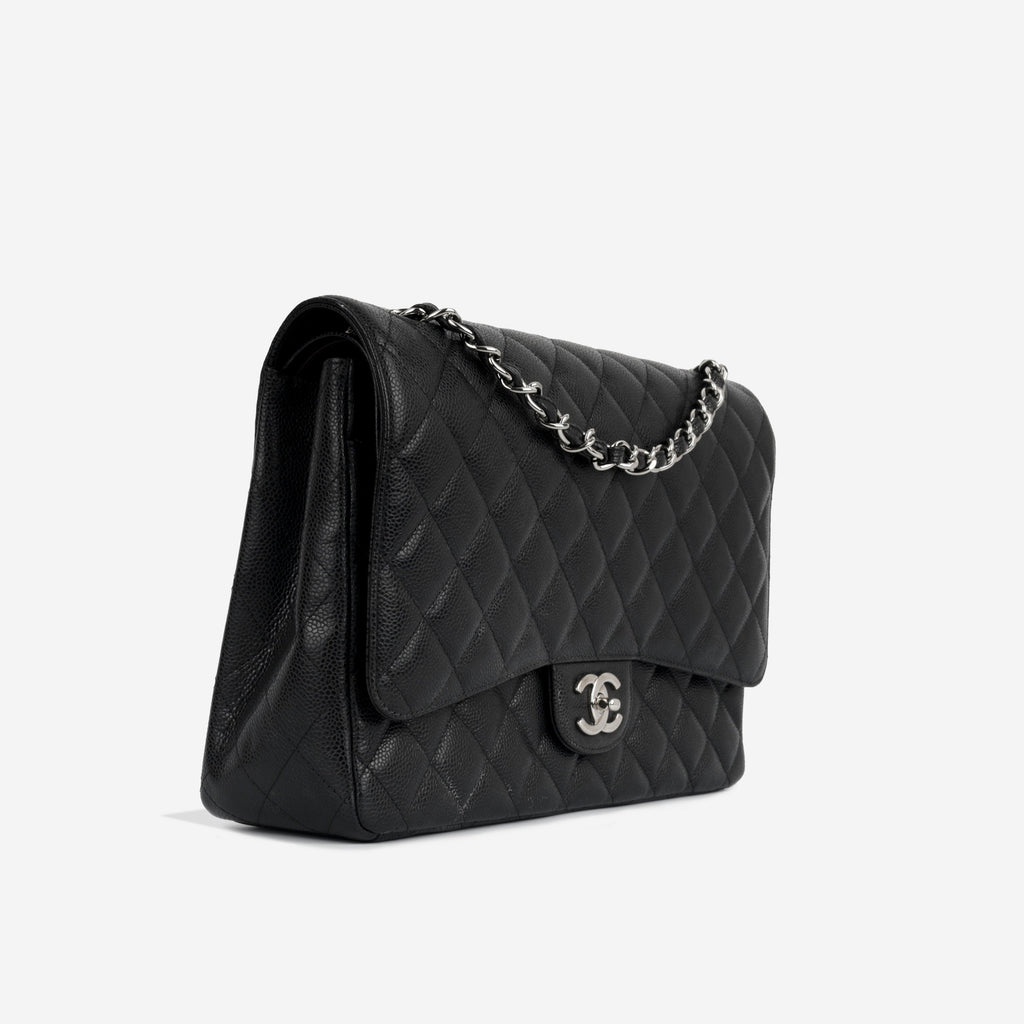 Maxi Classic Flap - Black Caviar