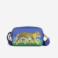 Calfskin SyLouis Vuittonie Tiger Print Camera Bag
